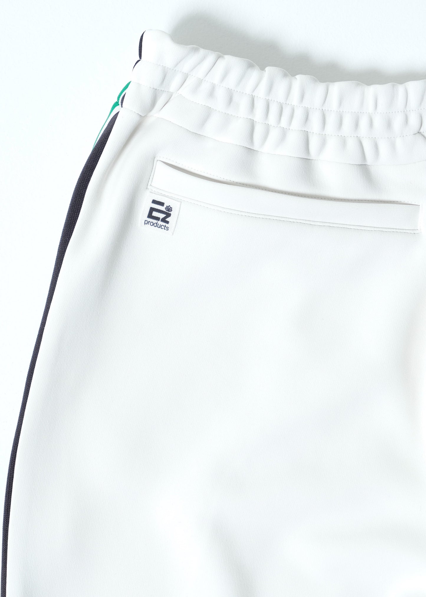 EZ Track Pant 3 (white / green&black line)