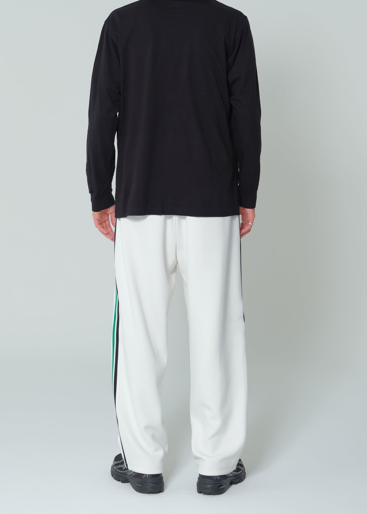EZ Track Pant 3 (white / green&black line)