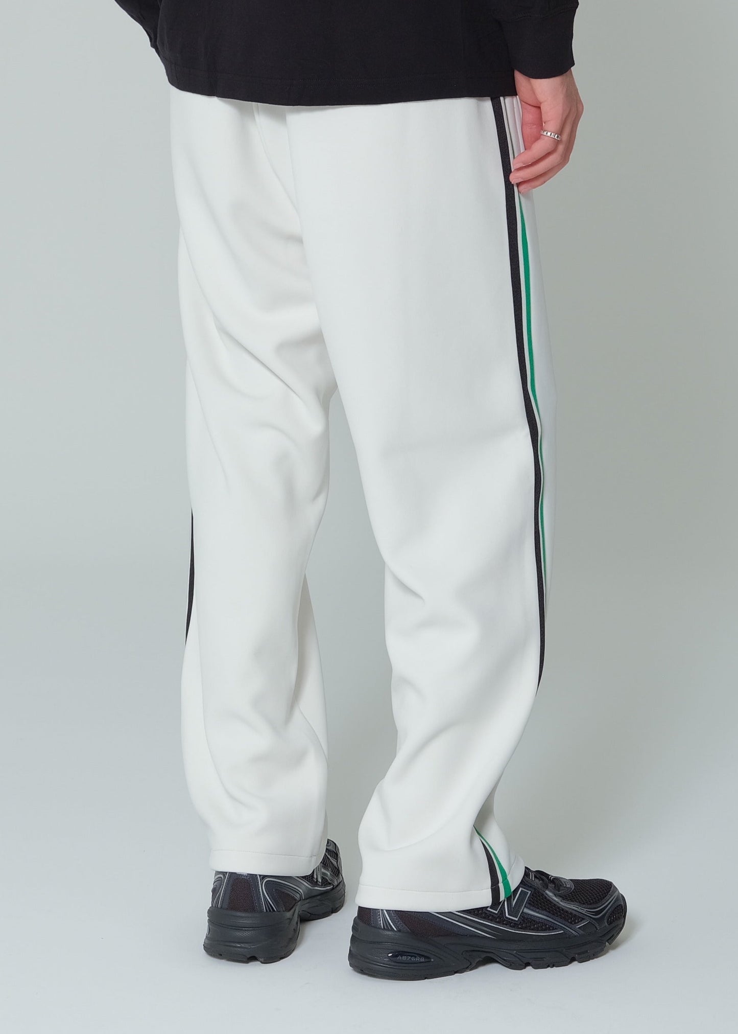 EZ Track Pant 3 (white / green&black line)