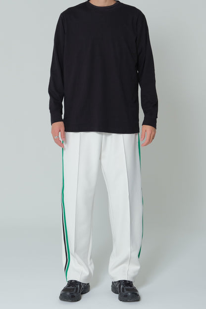 EZ Track Pant 3 (white / green&black line)