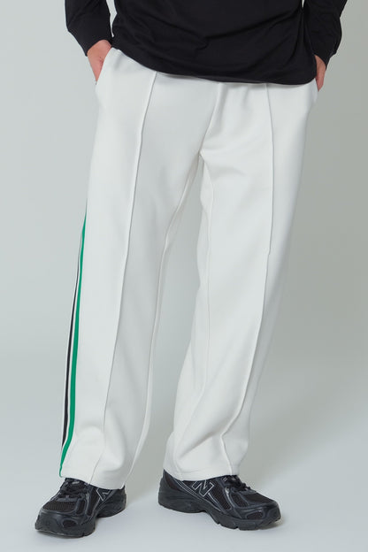 EZ Track Pant 3 (white / green&black line)