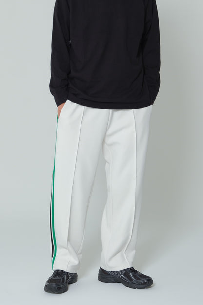 EZ Track Pant 3 (white / green&black line)