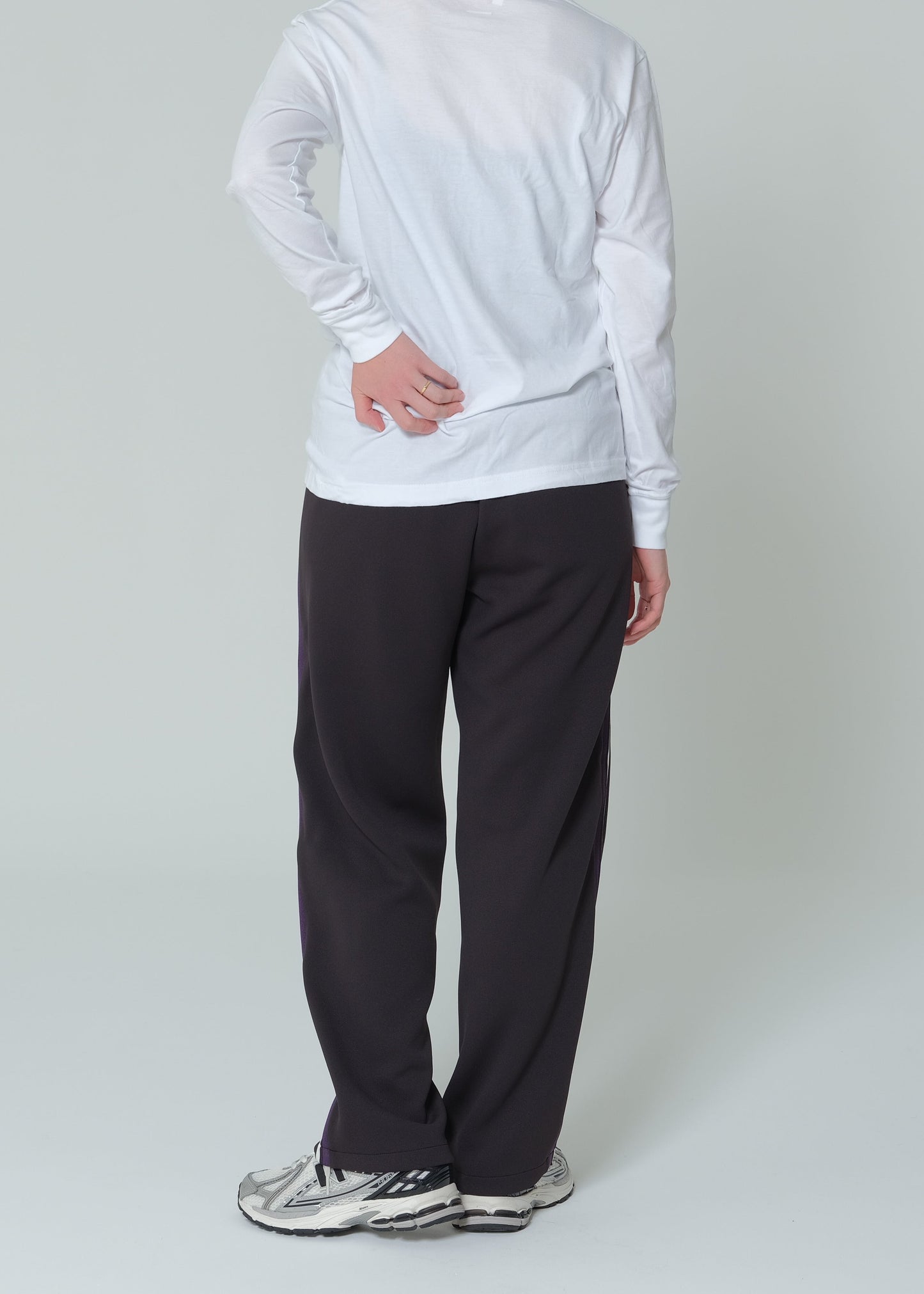 EZ Track Pant 3 (black / white&purple line)
