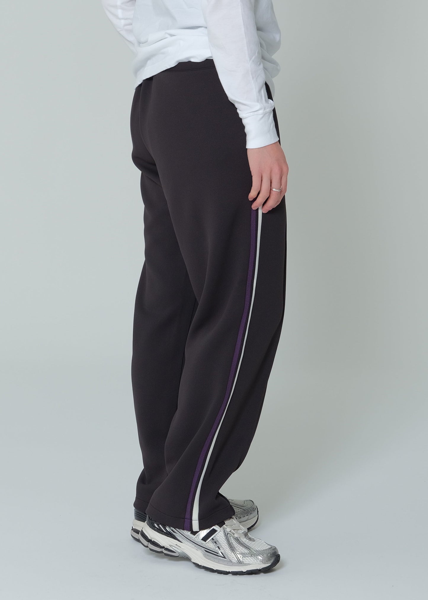 EZ Track Pant 3 (black / white&purple line)