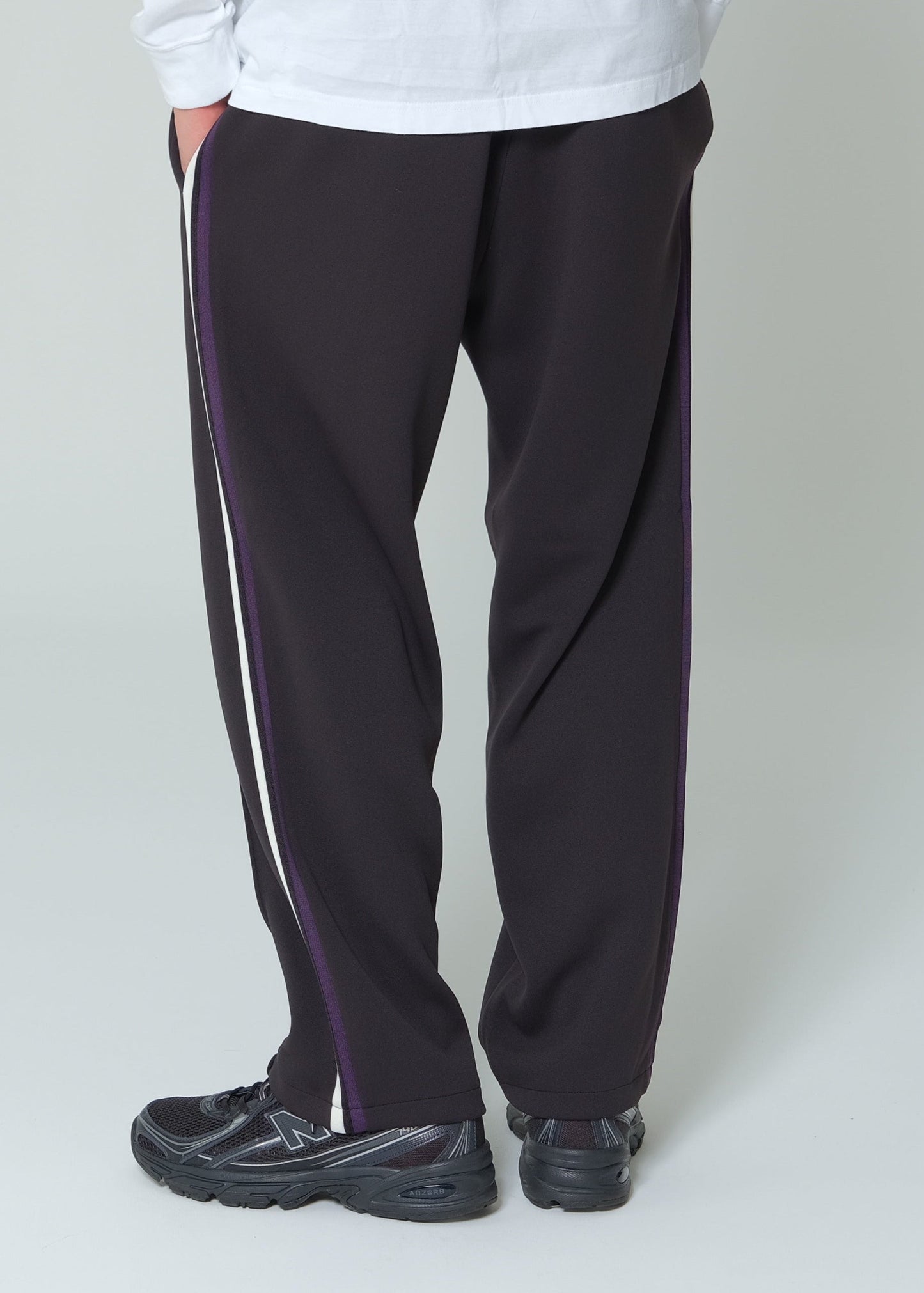 EZ Track Pant 3 (black / white&purple line)