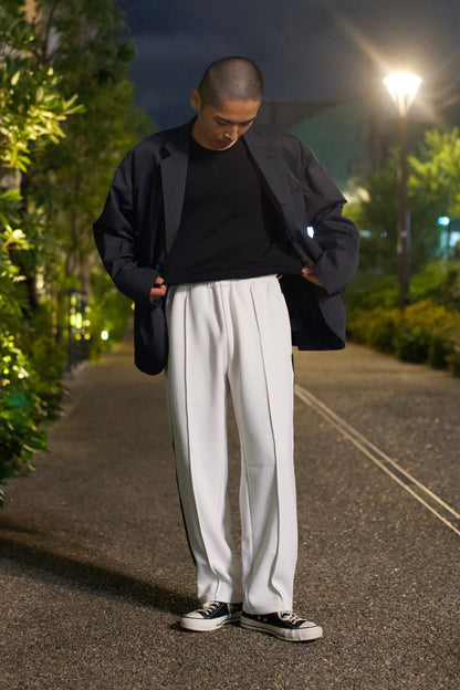 EZ Track Pant 1 (white / black line)