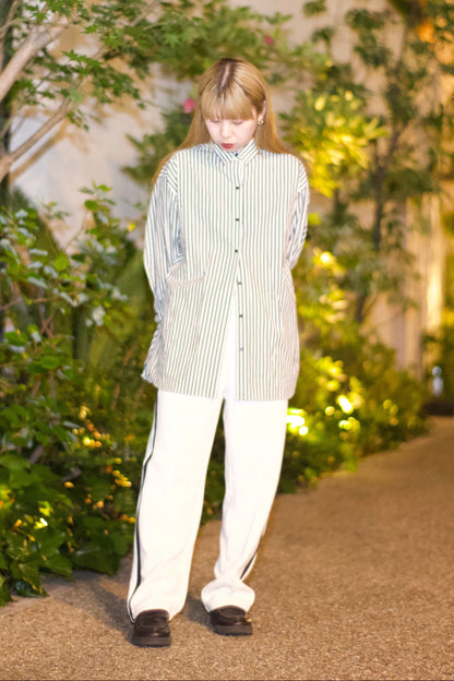 EZ Track Pant 1 (white / black line)