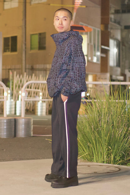 EZ Track Pant 3 (black / white&purple line)