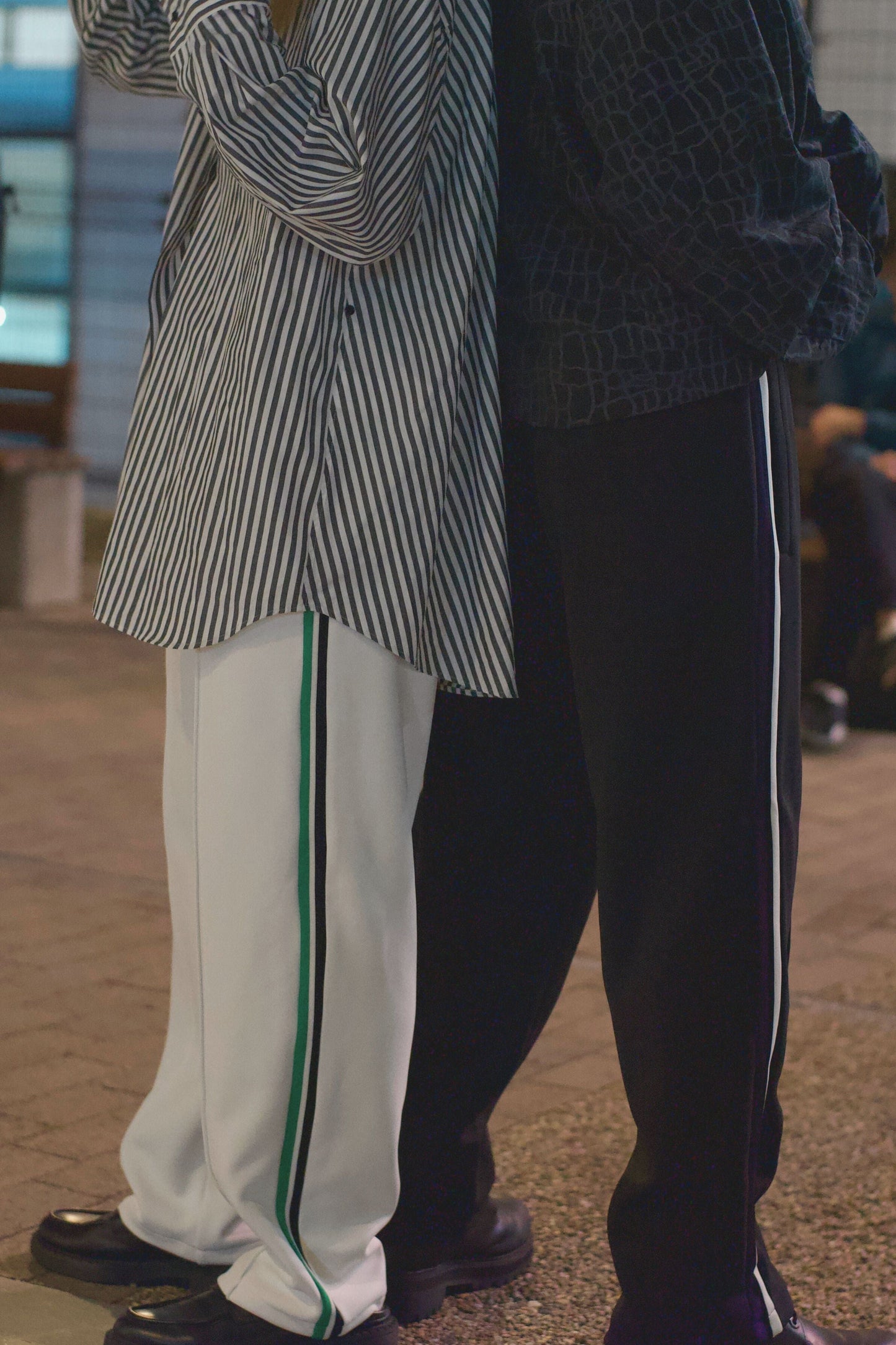 EZ Track Pant 3 (black / white&purple line)