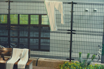 EZ Track Pant 3 (white / green&black line)