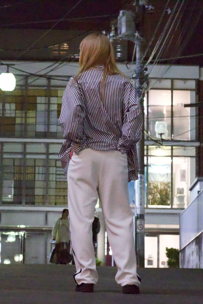 EZ Track Pant 1 (white / black line)